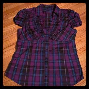 Plaid blouse